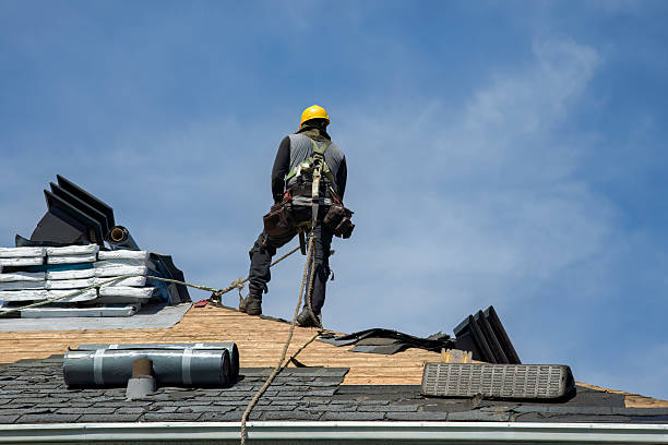 Professional Roof Replacement technician working in Supply, NC